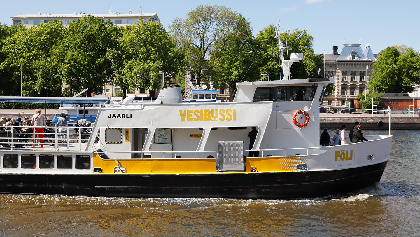 Vesibussit eivät pysähdy Kansanpuistossa 24.6.-10.7.2024