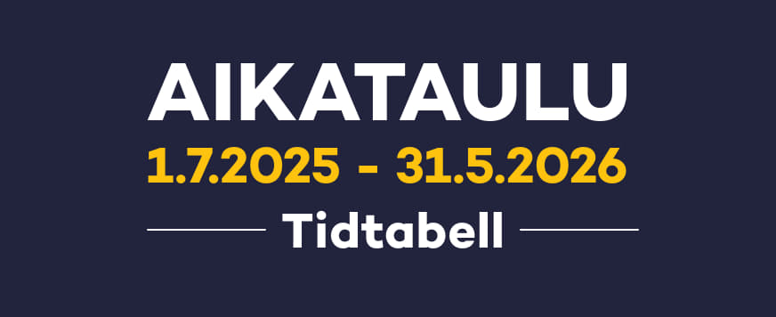 Aikataulu 2025-2026 banneri